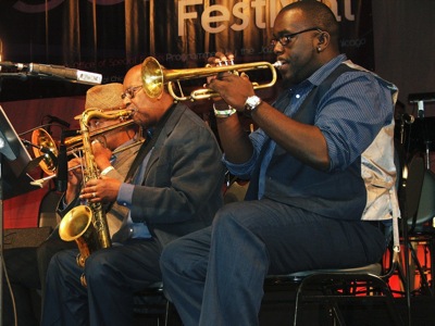 Marquis Hill, Ari Brown and Steve Berry